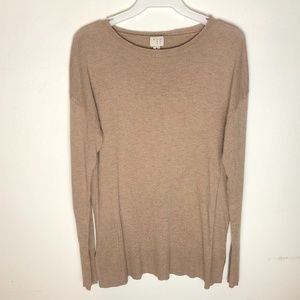 A. New. Day. Light Yellow Sweater